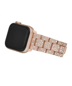 Michael Kors Apple Watch&reg; Rose Goldtone Stainless Steel & Crystal Bracelet -Michael Kors Sales Shop unnamed file 341