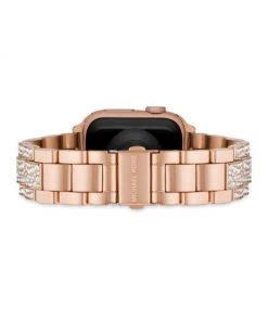Michael Kors Apple Watch&reg; Rose Goldtone Stainless Steel & Crystal Bracelet -Michael Kors Sales Shop unnamed file 342