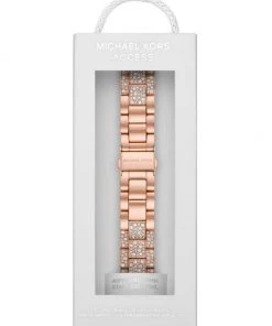 Michael Kors Apple Watch&reg; Rose Goldtone Stainless Steel & Crystal Bracelet -Michael Kors Sales Shop unnamed file 343