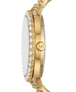 Michael Kors Layton Goldtone & Crystal MultifunctionChain Watch -Michael Kors Sales Shop unnamed file 424