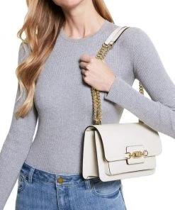 Michael Kors Heather Leather Shoulder Bag -Michael Kors Sales Shop unnamed file 443