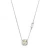 Michael Kors Premium Sterling Silver & Cubic Zirconia Pendant Necklace