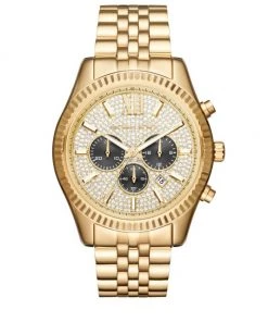 Michael Kors Lexington Stainless Steel Chronograph Bracelet Watch