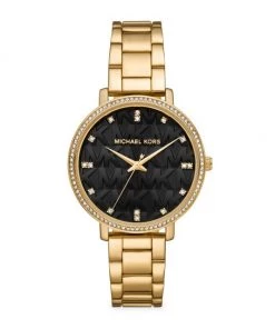 Michael Kors Pyper Goldtone Stainless Steel & Crystal Bracelet Watch