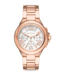 Michael Kors Camille Rose-Goldtone Stainless Steel Chronograph Watch