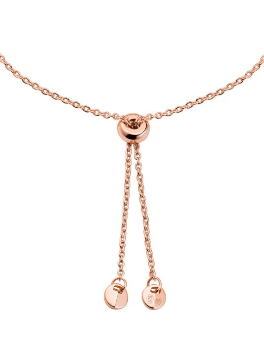 Premium Michael Kors 14K Rose Gold-Plated & Nanogem Slider Bracelet 2 Premium Michael Kors 14K Rose Gold-Plated & Nanogem Slider Bracelet - Image 2