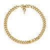 Michael Kors 14K-Gold-Plated & Cubic Zirconia Monogram Logo Collar Necklace