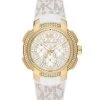 Michael Kors Sidney Multifunction Logo-Strap Watch