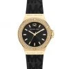 Michael Kors Mini Lennox Goldtone Stainless Steel, Crystal, & Silicone Strap Watch