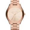 Michael Kors Slim Runway Rose Goldtone Stainless Steel Bracelet Watch