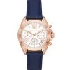 Michael Kors Bradshaw Rose Goldtone & Leather Chronograph Watch