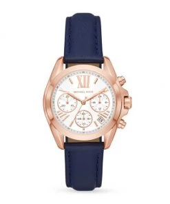 Michael Kors Bradshaw Rose Goldtone & Leather Chronograph Watch
