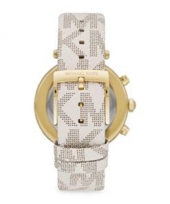 Michael Kors Parker Goldtone, Pav&eacute; & PVC Logo-Print Strap Chronograph Watch -Michael Kors Sales Shop unnamed file 64