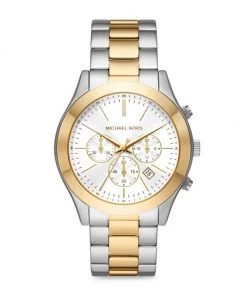 Michael Kors Slim Runway Two-Tone Stainless Steel Chronograph Watch