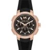Michael Kors Sidney Rose Goldtone, Crystal & Silicone Multifunction Watch