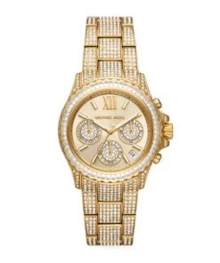 Michael Kors Everest Goldtone & Crystal Chronograph Watch