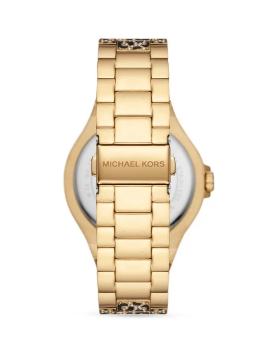 Michael Kors Lennox Goldtone Stainless Steel, Enamel, & Crystal Bracelet Watch 3 Michael Kors Lennox Goldtone Stainless Steel, Enamel, & Crystal Bracelet Watch - Image 3
