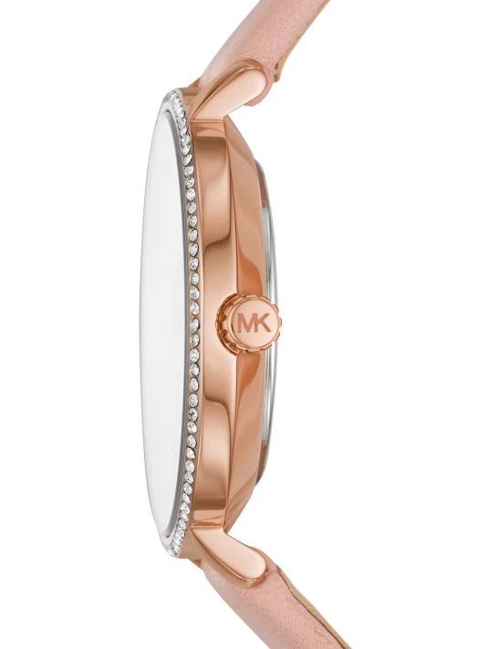 Michael Kors Pyper Three-Hand Leather Strap Watch 3 Michael Kors Pyper Three-Hand Leather Strap Watch - Image 3