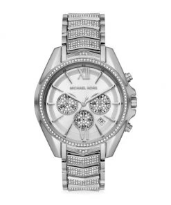 Michael Kors Whitney Pavé Stainless Steel Chronograph Watch