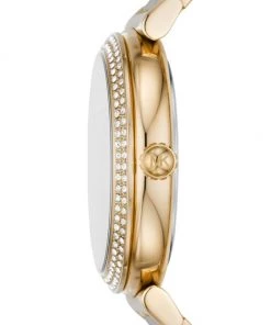 Michael Kors Abbey Goldtone Stainless Steel & Glitz Bracelet Watch -Michael Kors Sales Shop unnamed file 76