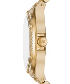 Michael Kors Lennox Three-Hand Goldtone Stainless Steel & Crystal Watch -Michael Kors Sales Shop unnamed file 779
