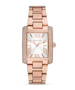 Michael Kors Emery Three-Hand Rose Goldtone Stainless Steel Watch