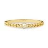Michael Kors 14K-Gold-Plated & Cubic Zirconia Monogram Logo Bangle