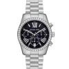 Michael Kors Lexington Stainless Steel & Crystal Chronograph Watch