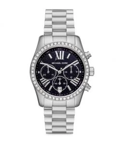 Michael Kors Lexington Stainless Steel & Crystal Chronograph Watch
