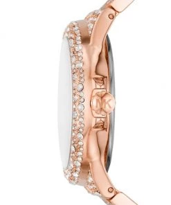 Michael Kors Camille Rose Goldtone Stainless Steel & Allover Pavé Bracelet Watch -Michael Kors Sales Shop unnamed file 86