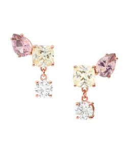Premium Michael Kors 14K Rose Gold-Plated Sterling Silver Cluster Drop Earrings -Michael Kors Sales Shop unnamed file 877