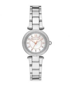 Michael Kors Parker Stainless Steel & Crystal Bracelet Watch