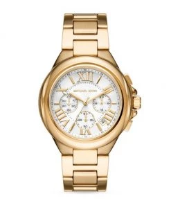 Michael Kors Camille Goldtone Stainless Steel Chronograph Watch