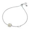Michael Kors Premium Sterling Silver & Cubic Zirconia Slider Bracelet