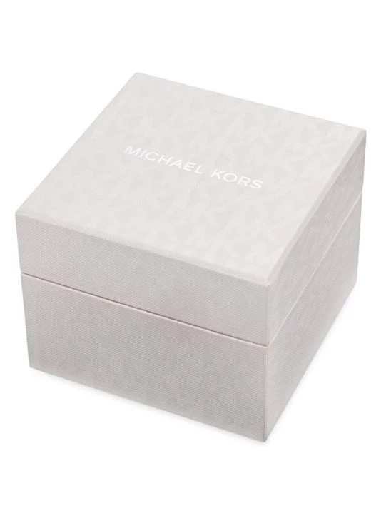 Michael Kors Everest Goldtone, Crystal Baguette & Clear Castor Oil Chronograph Watch 7 Michael Kors Everest Goldtone, Crystal Baguette & Clear Castor Oil Chronograph Watch - Image 7