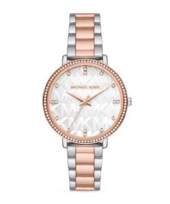 Michael Kors Pyper Two-Tone & Crystal Bracelet Watch