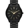 Michael Kors Slim Runway Black IP Stainless Steel Bracelet Watch