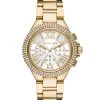 Michael Kors Camille Chronograph Goldtone Stainless Steel Pav&eacute; Watch
