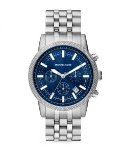 Michael Kors Hutton Stainless Steel Chronograph Watch For Men