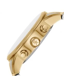 Michael Kors Hutton Two-Tone Stainless Steel Bracelet Chronograph Watch -Michael Kors Sales Shop unnamed file 997