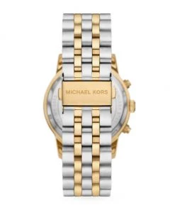 Michael Kors Hutton Two-Tone Stainless Steel Bracelet Chronograph Watch -Michael Kors Sales Shop unnamed file 998
